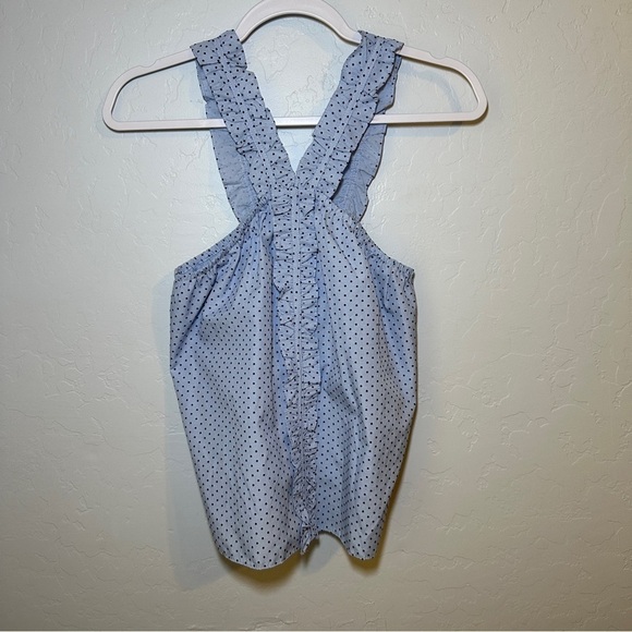 Anthropologie Waverly Grey Berlin Ruffle Halter Top Size X-Small - Picture 4 of 9